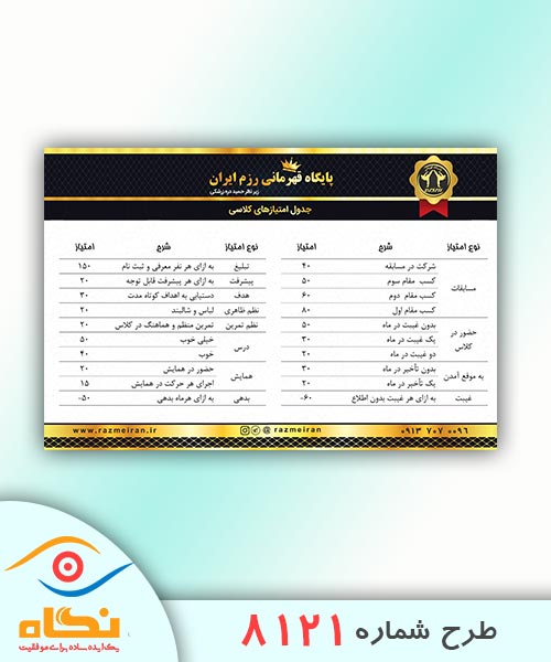 پوستر طرح شماره 8121